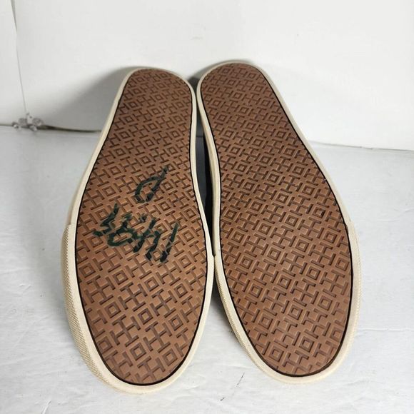 TORY BURCH Women's Jesse Size 10 M Green Suede Slip-On Flat Sneaker - Picture 10 of 12